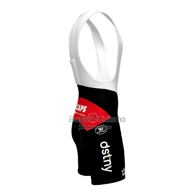 Lotto Dstny Ropa Ciclismo Culotte Corto 2023 Mangas Cortas Rojo Azur2